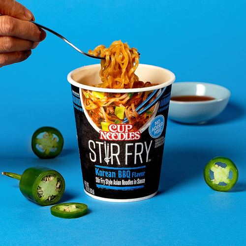Cup Noodles Stir Fry Noodles in Sauce, Korean BBQ, 2.89 Ounce (Pack of 6) - Picture 4 of 12