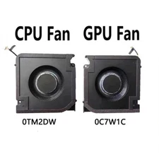 Loptap CPU GPU Cooling Fan For Dell Precision 5680 Cooler Fan 0C7W1C 0TM2DW