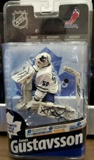 Mcfarlane NHL Series 24 Variant Jonas Gustavsson Gold collector level auto /400