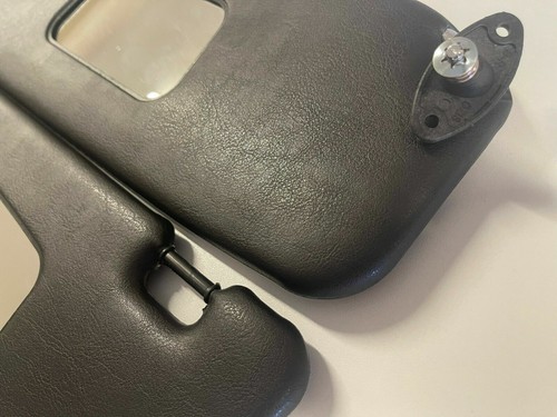 Brand New Sunvisor For Bmw E30 Convertible 325eS 325e 318i 320i Black Pair 82-94 - Picture 3 of 10