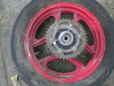 Kawasaki Ninja ZX 600 ZX600 ZX6 1988 88 rear rim wheel 3.00-16