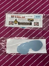 Rip n Roll MX Replacment Lens Blue Tint Roll Off Lens Motocross Goggles