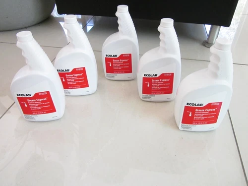 5 X Ecolab 6110126 Grease Express Fast Foam Degreaser 32 oz EACH