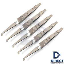 5Pcs Orthodontic Reverse Action Tweezer Dental Bracket Holding Removing Forceps