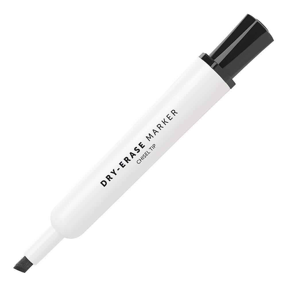 Office Depot Dry-Erase Markers 12 Pack - Low Odor Chisel Tip Black Markers