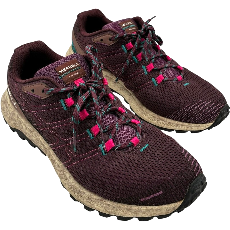 Scarpe da trail running Merrell donna Fly Strike bordeaux J067064 taglia 10