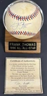 Frank Thomas Signed 1996 All Star Game Baseball W/Case Goldin COA White Sox Auto