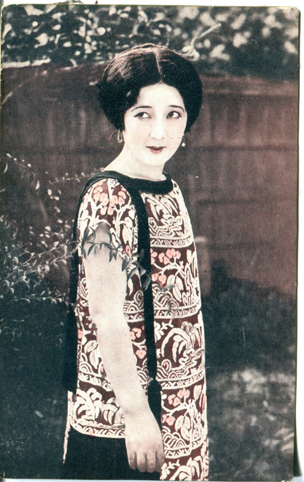 Postal De Disfraz Europeo De Mujer Geisha De Japón