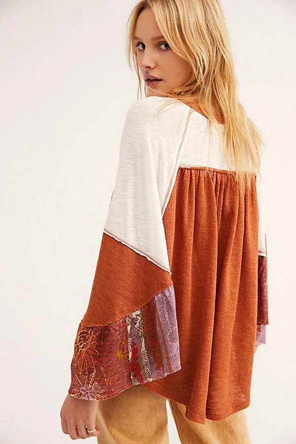 friday fever top brown