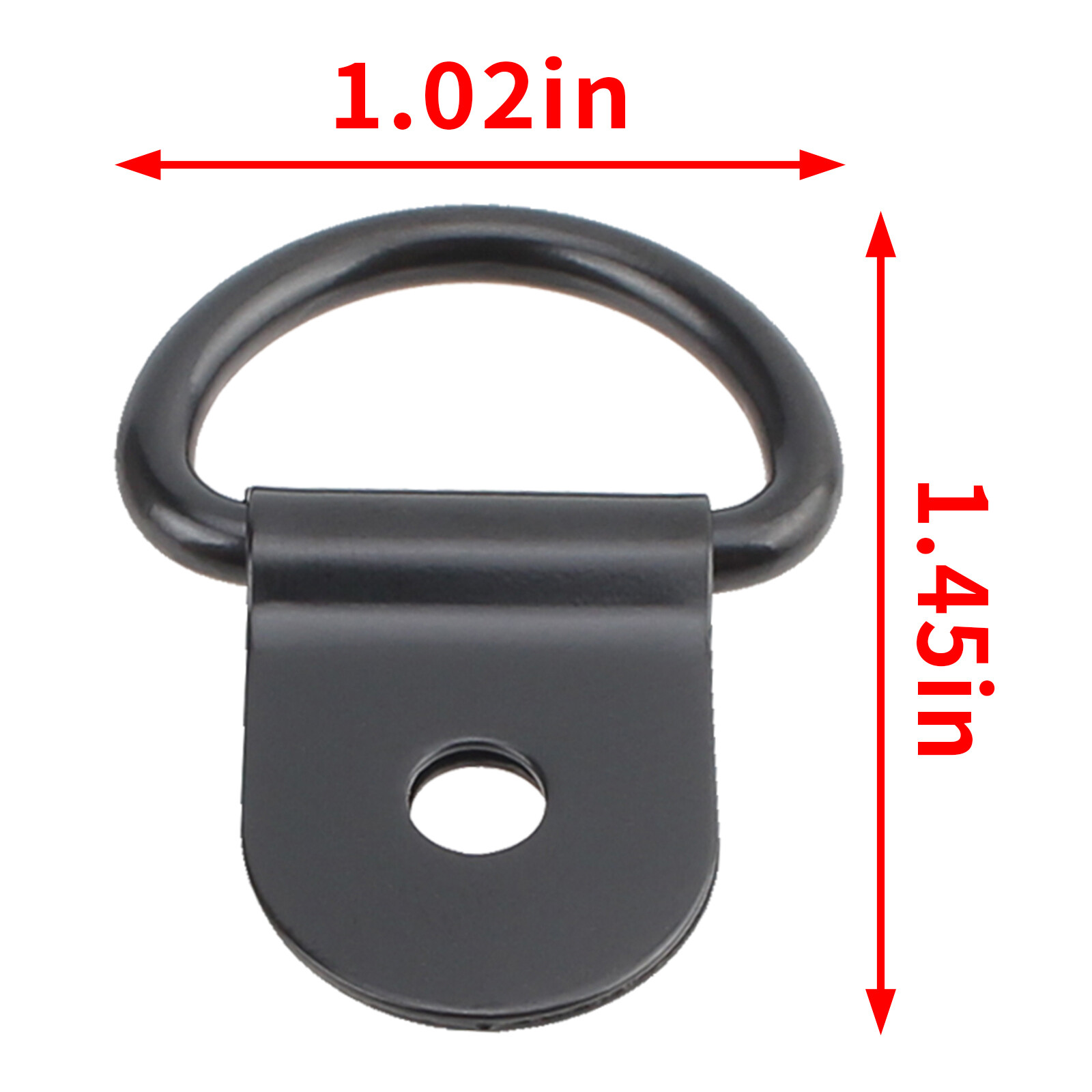 20x Steel D Rings Clips Tie Down Anchor for Trailer Truck Chain Anchor