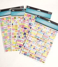 Lot of 4 JOT Planner Sticker Books, Scrapbooking, Holiday, Work, 1,200 Stickers