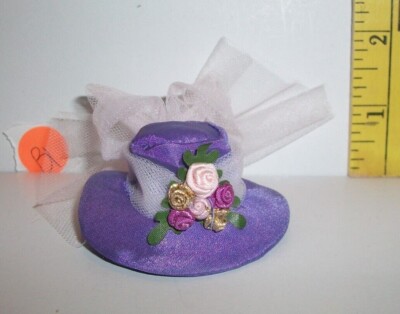 Beautiful Lavender/purple Hat Haute Couture Lavender Purple Designer Hat for Women, Hats  main image 2