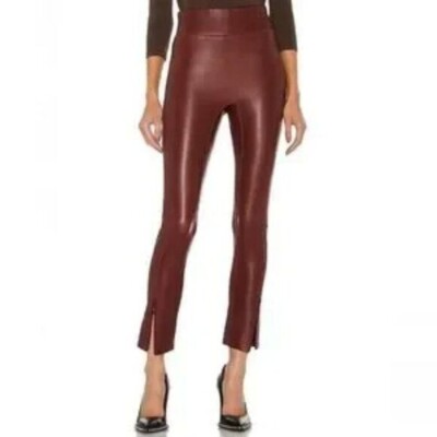 A.L.C.  Emile High Waist Faux leather Zip Ankle Leggings Pants Size 4 Womens