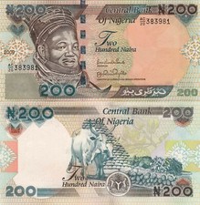 Nigeria 200 Naira (2009) - Cows/Agriculture/p29h UNC
