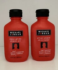 Michael Jordan Combo After Shave Skin Toner Skin & Scalp & Easy Glide Shave Oil