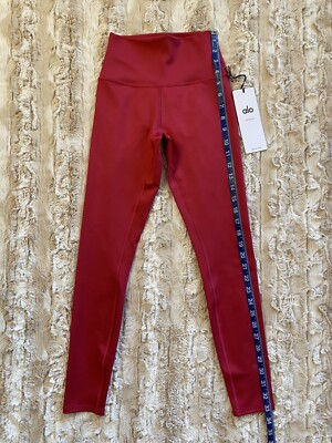 NWT💖ALO 7/8 High-Waist Airlift Legging in Lipstick Red Size XS | eBay