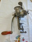 Vintage Sm Montgomery Wardway No. 2 Crank Iron Meat Food Grinder Opens To Clean — photo 2