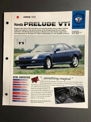 1999 Honda Prelude VTi Coupe IMP 