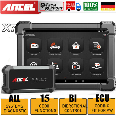 2025 Upgraded X6 Ancel X7 Bidirektionaler Scanner Alle System OBD2 Diagnosegerät