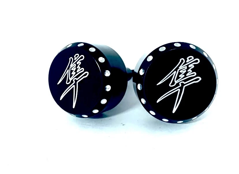 HAYABUSA BLACK CONTRAST DIAMOND CUT NO CUT FRAME SLIDERS 2018 SUZUKI HAYABUSA - Image 4 of 4