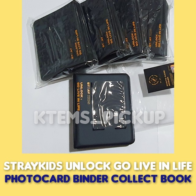 STRAY KIDS Unlock go live In life official photocard binder (collect book only)