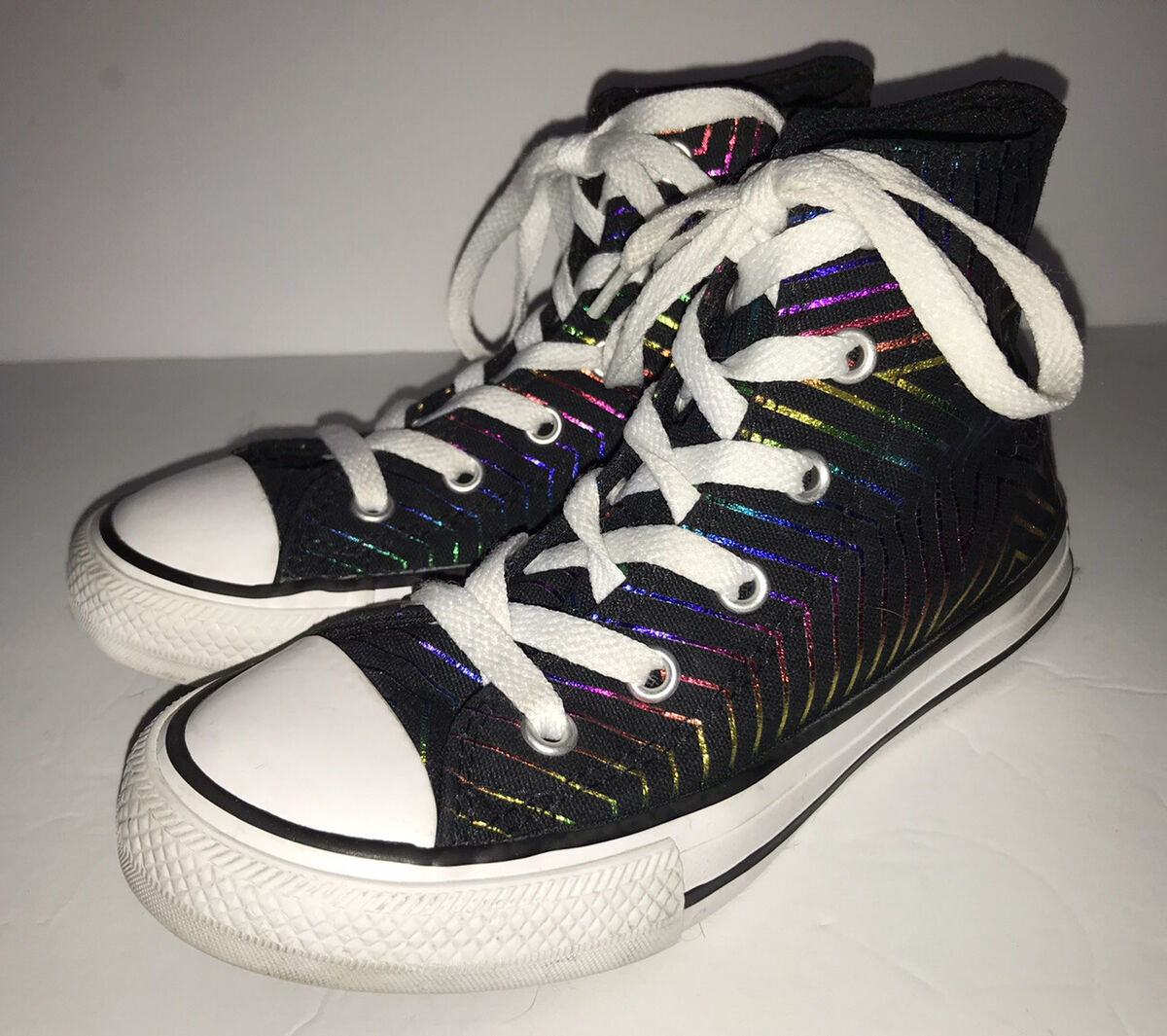 Converse All Star Chuck High Top Metallic Star Jr Junior Converse All Star Chuck High Top Metallic Star Jr Junior