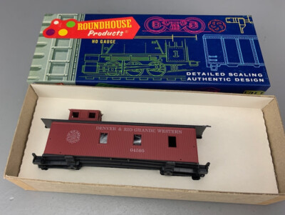 HO Roundhouse 3441 Old Timer 3 Window Caboose Rio Grande #04595 Kit NIB! HO4745