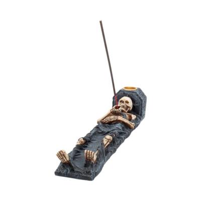 Nemesis Now Räucherstäbchenhalter Asche Skelett Ornament Gothic handbemalt