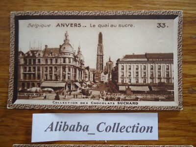 CHROME IMAGE CHOCOLATE COCOA SUCHARD ALBUM COLLECTION EUROPE 33 Antwerp