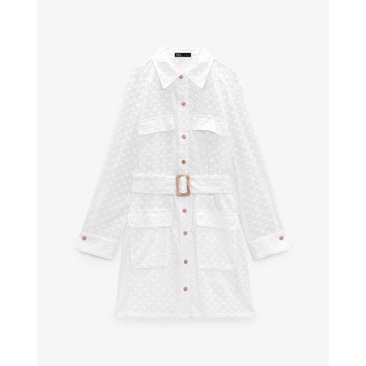 Zara belted embroidered mini dress | eBay Zara belted embroidered mini dress | eBay