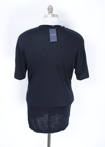 Nueva Camiseta ARMANI JEANS AJ Jersey Negra Manga Corta XL (Eu 2XL) NUEVA CON ETIQUETAS - Imagen 4 de 6