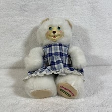 Vintage Fisher Price Briarberry Collection Maggieberry Plush Bear with dress