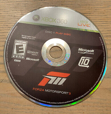 Forza Motorsport 3 Complete Xbox 360 Not For Resale Version - TESTED &  WORKING!