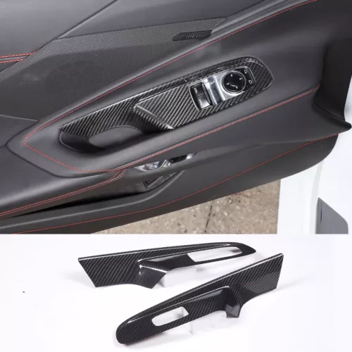 Real Dry Carbon Fiber Interior Dash Trim Cover Set Fits Corvette C8 2020-2025 - Bild 40 von 81