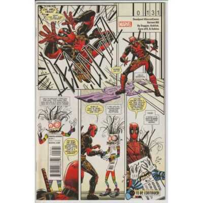 Deadpool #2 Koblish Secret Comic Variante (2015)