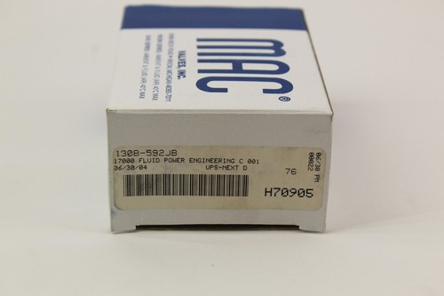 Mac Valves 130B-112JB Inc Solenoid Valve 24VDC 3Way New No Box (SEE NOTES) - Picture 2 of 7