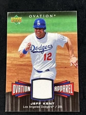 2006 JEFF KENT UPPER DECK OVATION APPAREL JERSEY *192