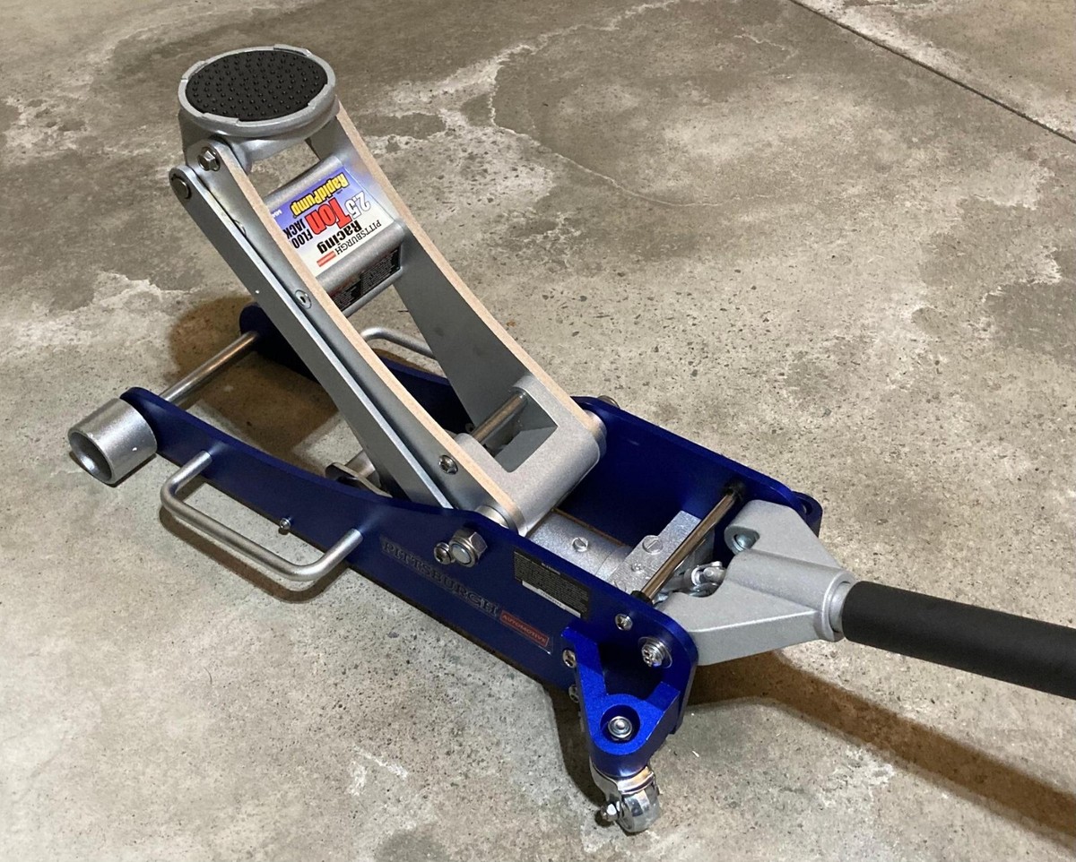 小物 OUATofficescarfgray 2.5 Ton Low Profile Floor Jack Hydraulic Dual Pump Aluminum Racing