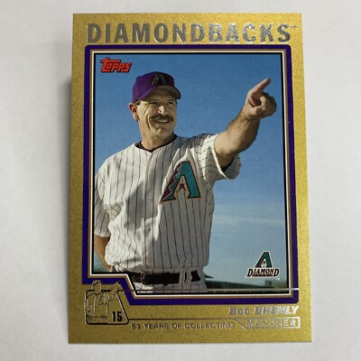 2004 Topps Bob Brenly Gold Parallel #268 /2004 Diamondbacks