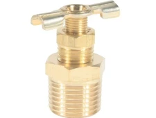 Camco 11703, Water Heater Drain Valve, 1/2" NPT Male, Brass DAS