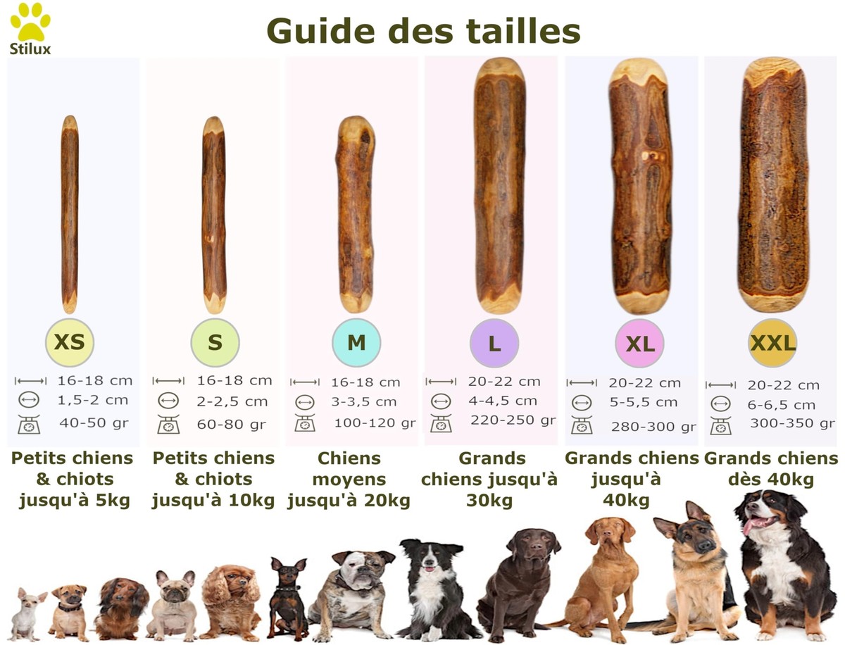 BOIS D'OLIVIER À MÂCHER NATUREL POUR CHIEN EVIDENT – THE WOUF