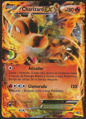 Pokemon CHARIZARD EX XY29 Promo XY Glurak Spanish Es Espangol Ex