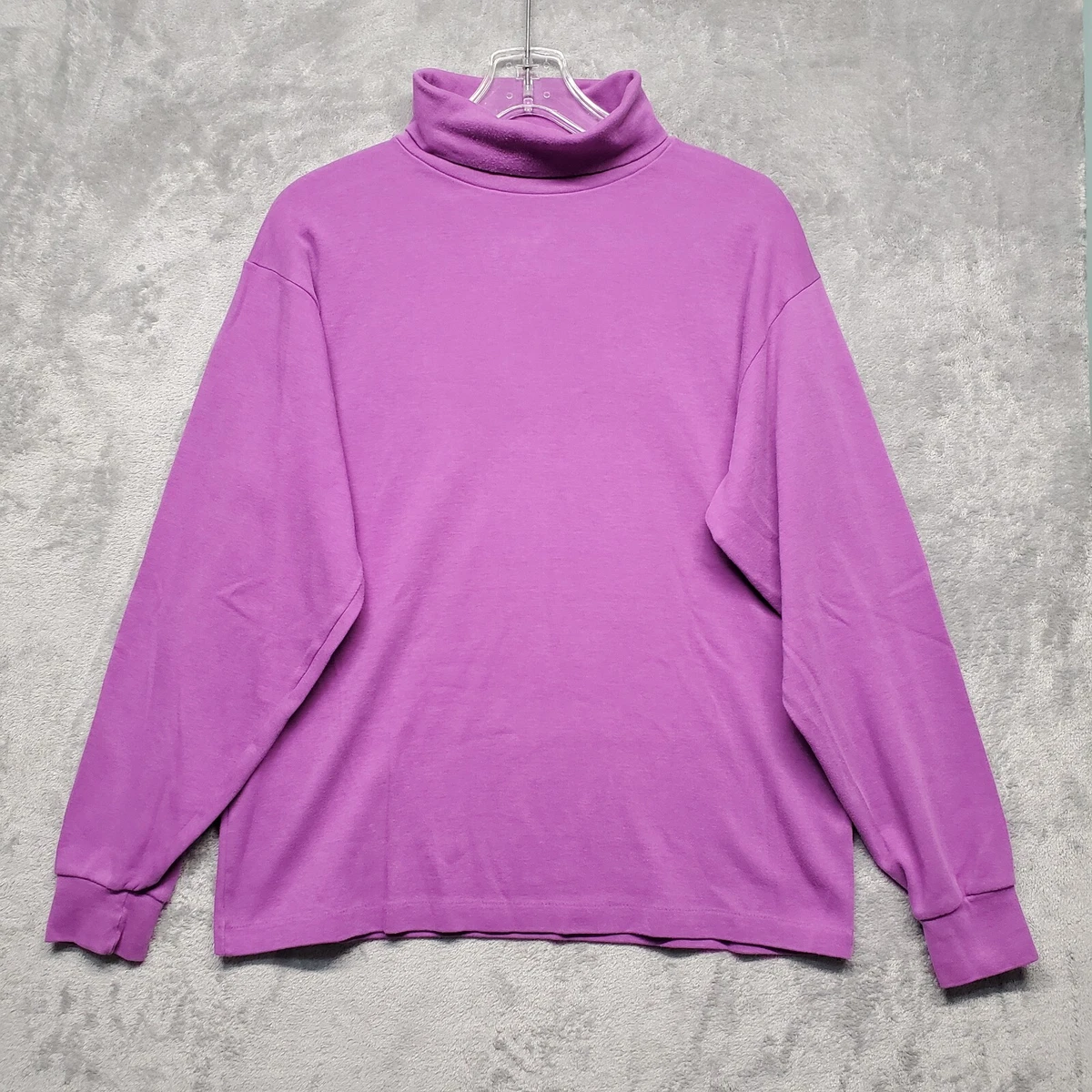 Lands end silk turtleneck top