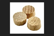 wolfcraft Flat Oak Head Plug 1/2 in. Dia. x 1/4 in. L 1 pk Natural