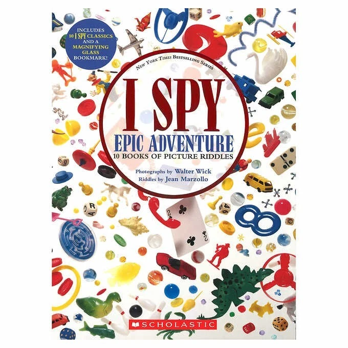 I Spy 10 Book Box Set - Paperbacks + Magnifying Glass - Brand NEW I Spy Classics Foto 4 de 4