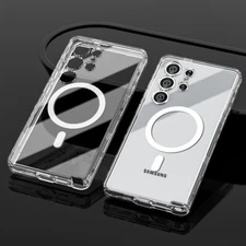 For Samsung Galaxy S25 Ultra Plus Clear Case Heavy Duty Shockproof 3-Layer Cover