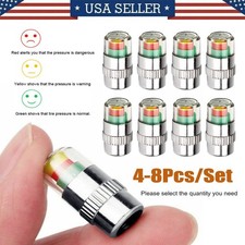 48pcs Car Auto Tire Pressure Monitor Valve Stem Cap Sensor Indicator Warn Gtccp