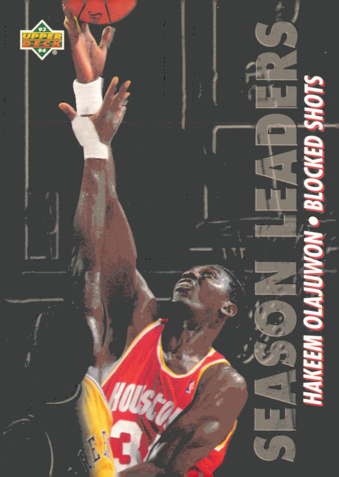 Hakeem Olajuwon #170 Basketball Cards 1993 Upper Deck trading card — raw and PSA graded price guide