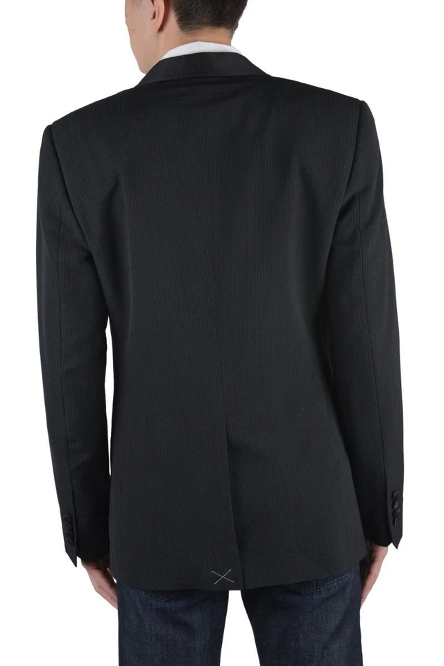 Мужской шерстяной блейзер Dolce & Gabbana на одной пуговице размер США 36 38 40 42 44 46 - Изображение 2 из 3