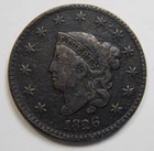 Photo of a 1826-P Large Cent from an eBay sale
